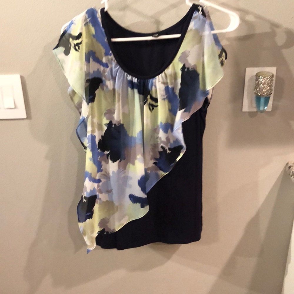 Navy blue blouse